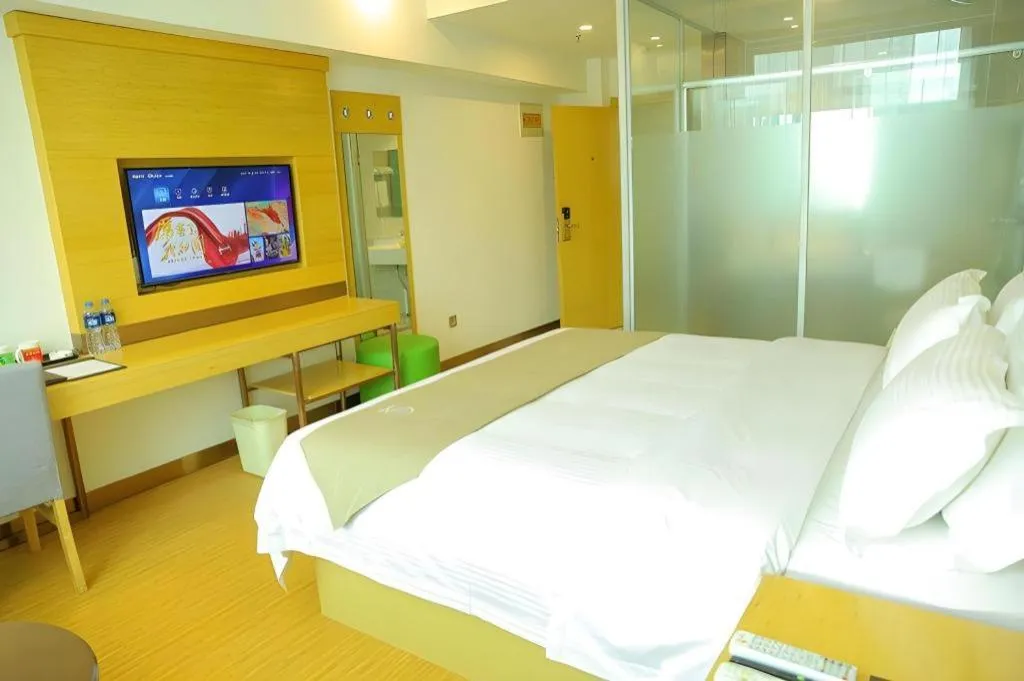 Bed in GreenTree Inn Qinhuangdao Changli County Guangyuan Life Square Duanyang Street East Section