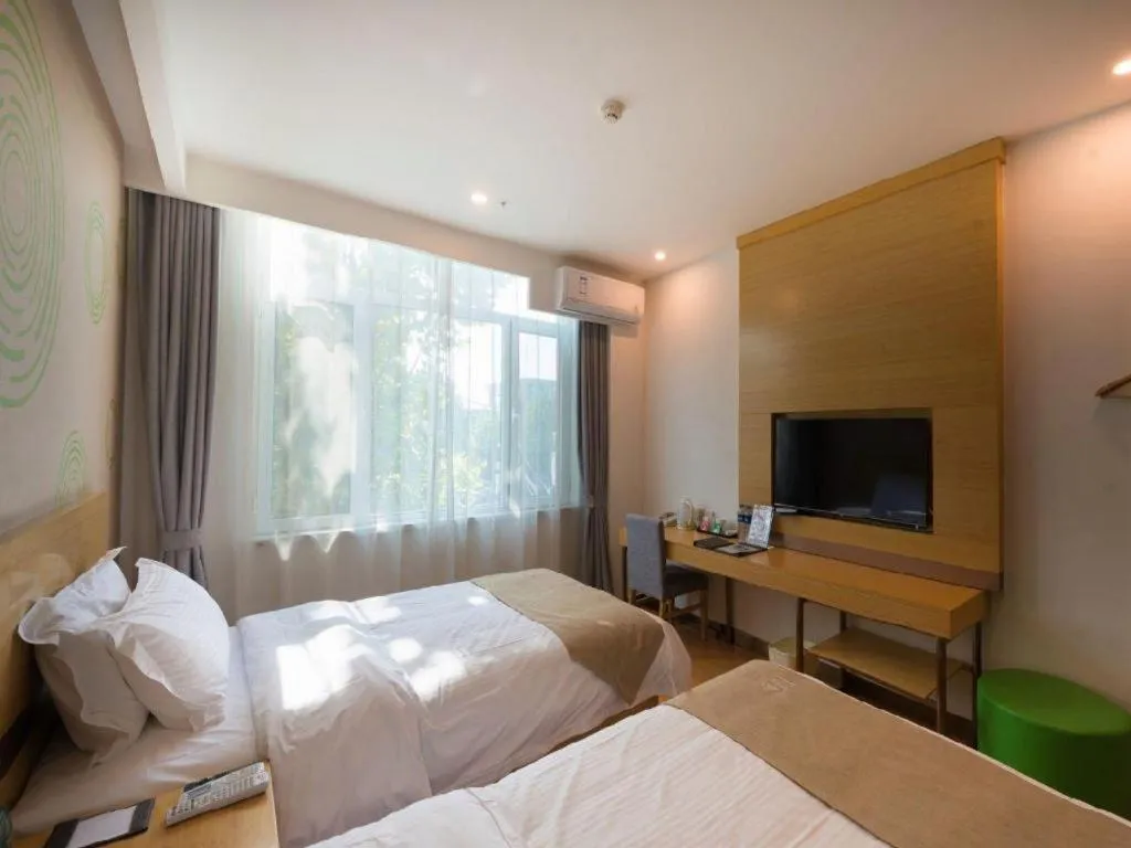 Bed in GreenTree Inn Qinhuangdao Changli County Guangyuan Life Square Duanyang Street East Section