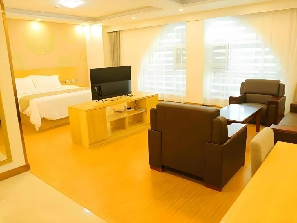 Bed in GreenTree Inn Qinhuangdao Changli County Guangyuan Life Square Duanyang Street East Section