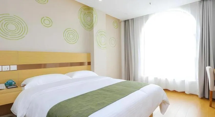 Bed in GreenTree Inn Jiaxin Puyuan Kaixuan Road