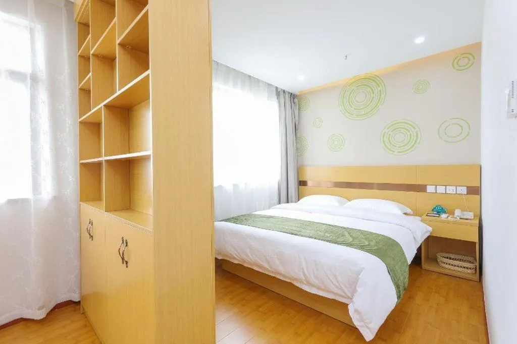 Bed in GreenTree Inn Jiaxin Puyuan Kaixuan Road