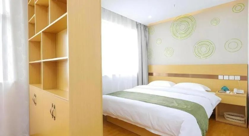 Bed in GreenTree Inn Jiaxin Puyuan Kaixuan Road