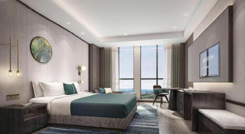 Bed in Shanshui S Hotel Zizhong City Mdl