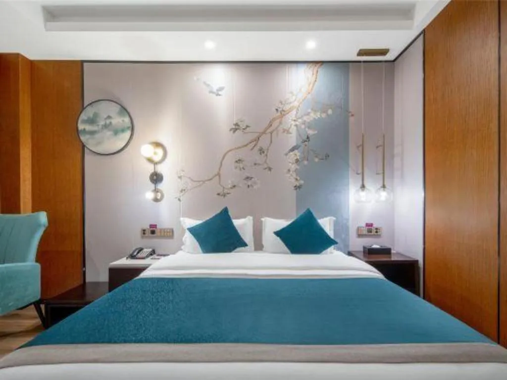 Bed in Shanshui S Hotel Zizhong City Mdl