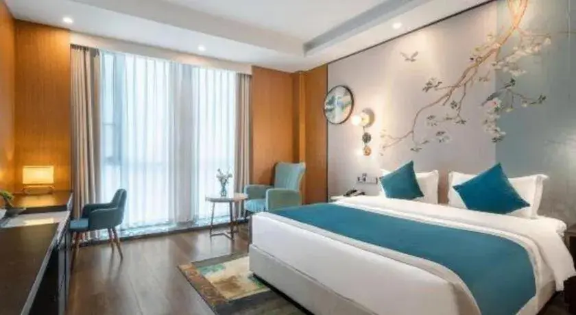 Bed in Shanshui S Hotel Zizhong City Mdl Bed in Shanshui S Hotel Zizhong City Mdl