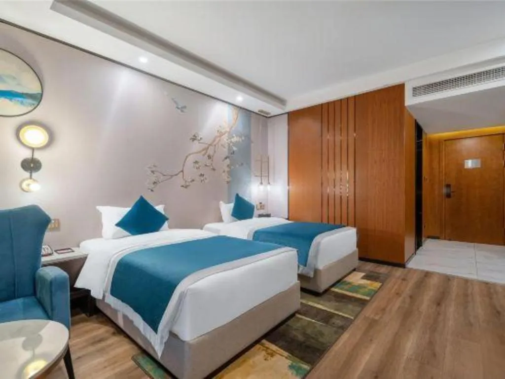 Bed in Shanshui S Hotel Zizhong City Mdl
