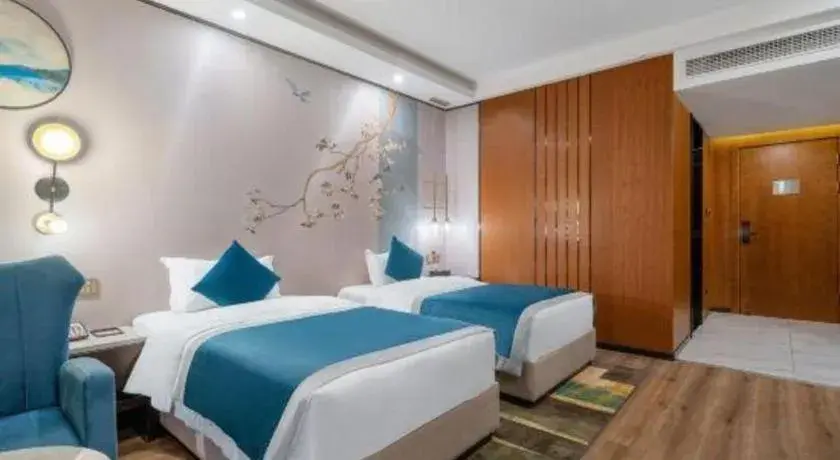 Bed in Shanshui S Hotel Zizhong City Mdl Bed in Shanshui S Hotel Zizhong City Mdl