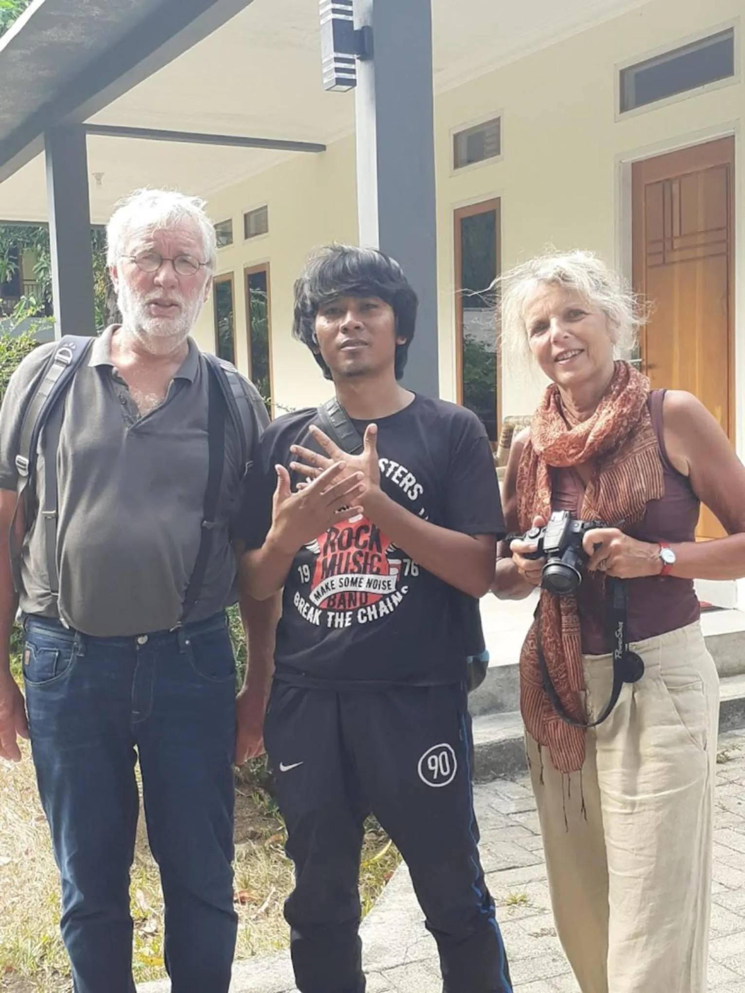 People in Tangkoko Macaca