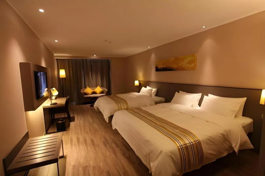 Bed in Home Inn Plus Tai'an Hongmen Road Daimiao