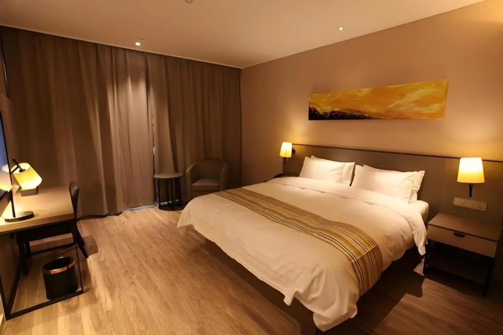 Bed in Home Inn Plus Tai'an Hongmen Road Daimiao