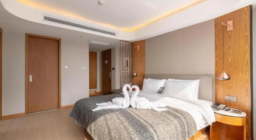 Bed in Yitel Collection Shenyang Hunnan Olympic Sports Center Caixia Street Metro Station