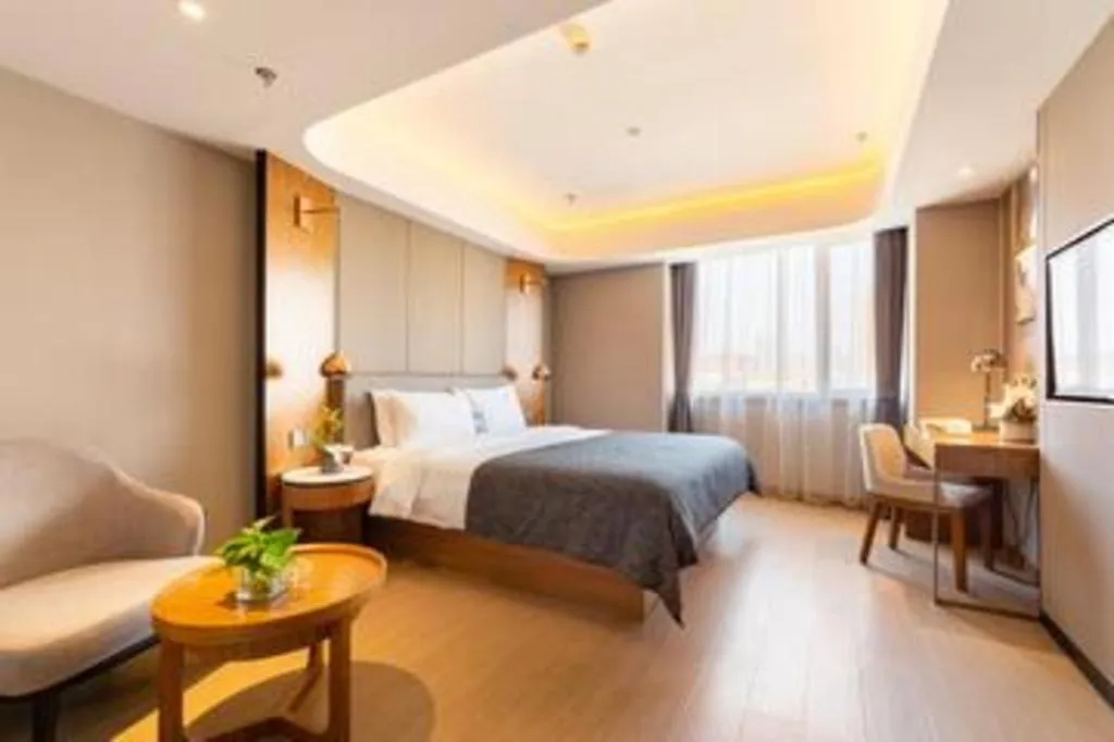 Bed in Yitel Collection Shenyang Hunnan Olympic Sports Center Caixia Street Metro Station