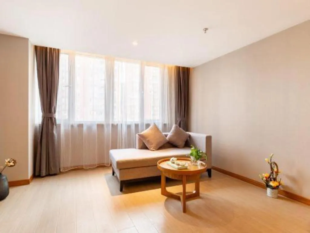 Bed in Yitel Collection Shenyang Hunnan Olympic Sports Center Caixia Street Metro Station