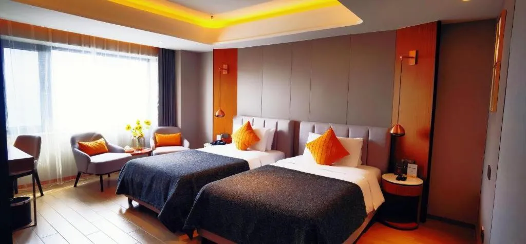 Bed in Yitel Collection Shenyang North Railway Station Metro Station