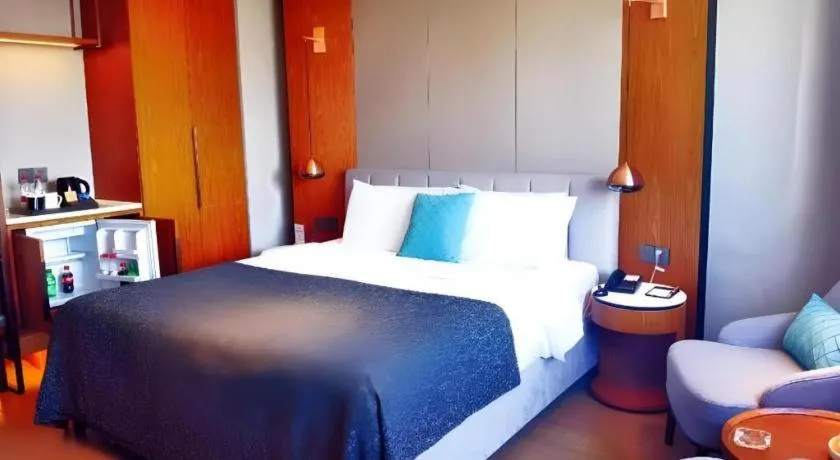 Bed in Yitel Collection Shenyang North Railway Station Metro Station