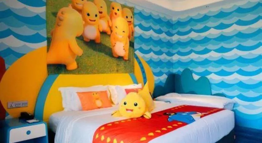 Bed in Dolphin Bay Hotel