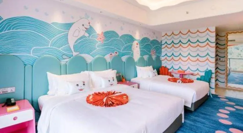 Bed in Dolphin Bay Hotel