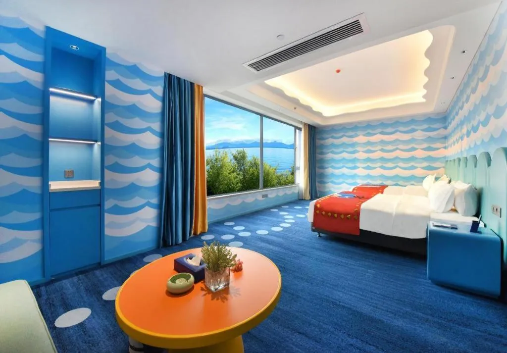 Bed in Dolphin Bay Hotel