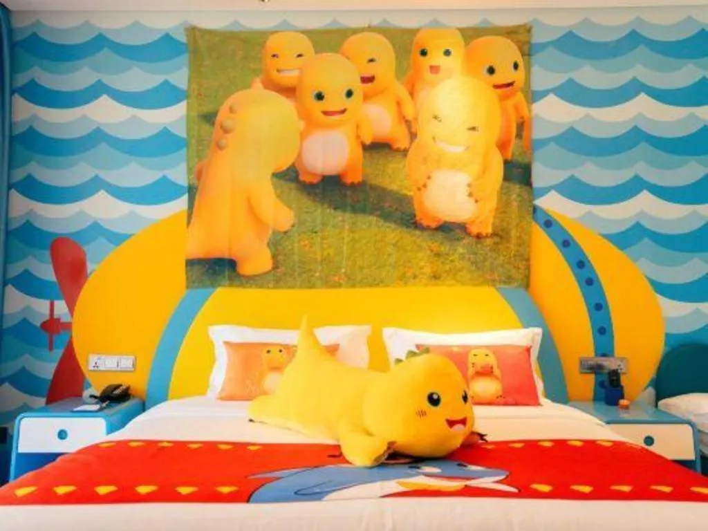 Bed in Dolphin Bay Hotel