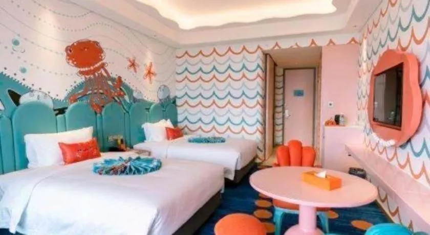 Bed in Dolphin Bay Hotel