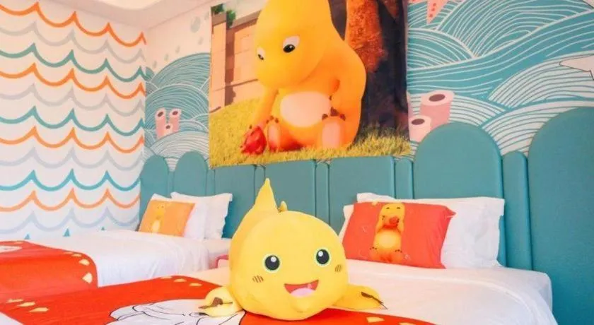 Bed in Dolphin Bay Hotel