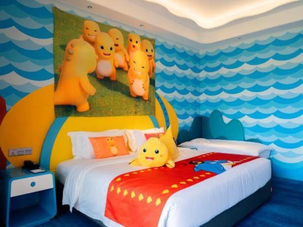 Bed in Dolphin Bay Hotel