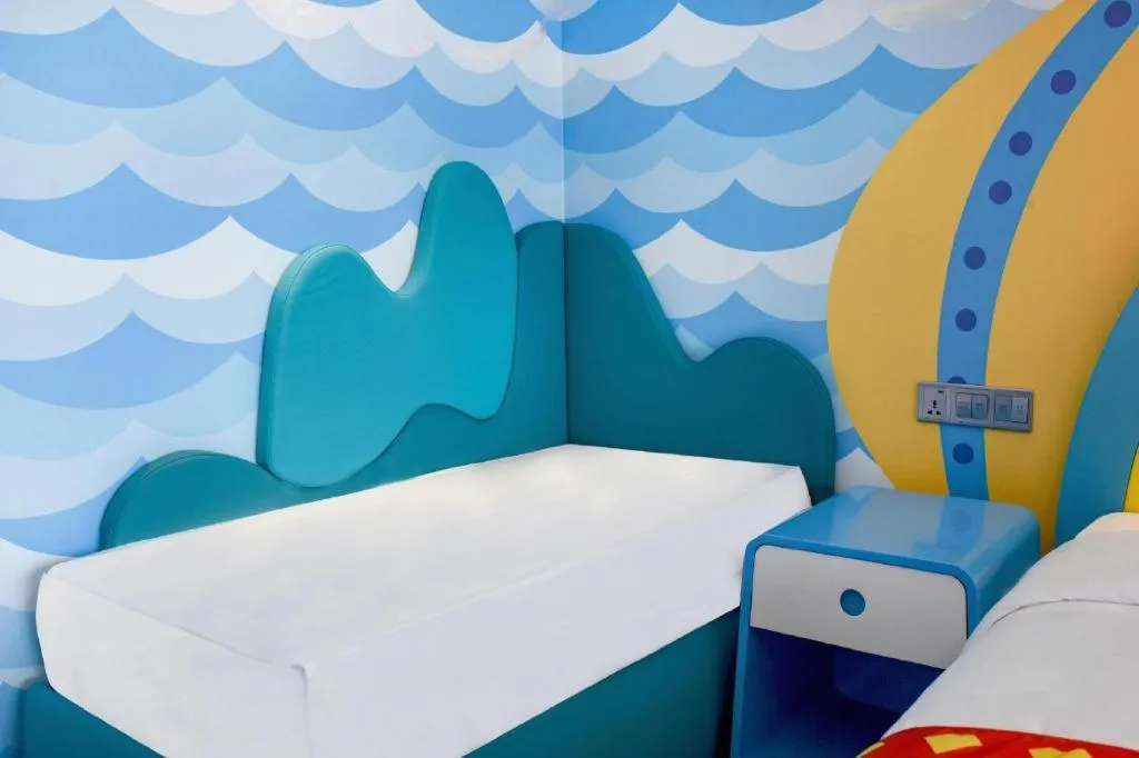 Bed in Dolphin Bay Hotel