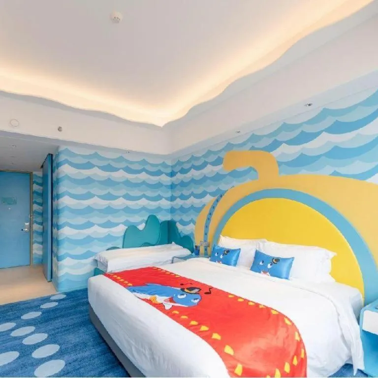 Bed in Dolphin Bay Hotel