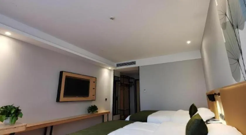 Bed in GreenTree Inn Ganzhou Gan County Bus Station