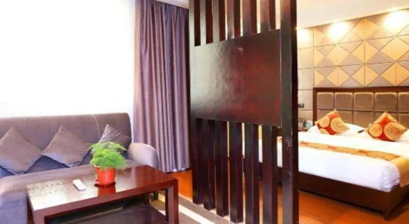 Bed in GreenTree Inn Wuxi Xinwu District Meicun Town Taibo Avenue