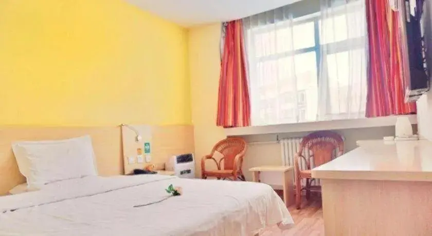 Bed in 7Days Inn Tianjin Fifth Avenue Youyi Road Branch Bed in 7Days Inn Tianjin Fifth Avenue Youyi Road Branch