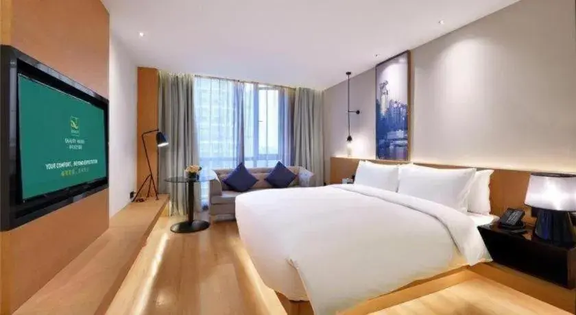 Bed in Quality Hotel Chengdu Bed in Quality Hotel Chengdu