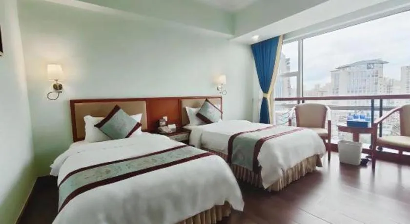 Bed in Xinyuan Hot Spring Hotel