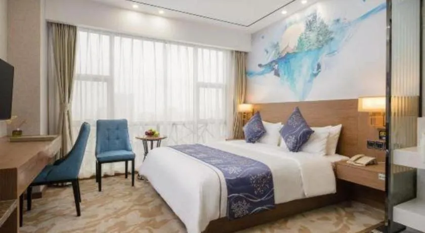 Bed in Xinyuan Hot Spring Hotel