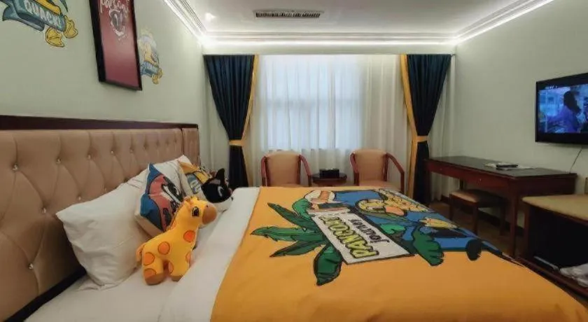 Bed in Xinyuan Hot Spring Hotel