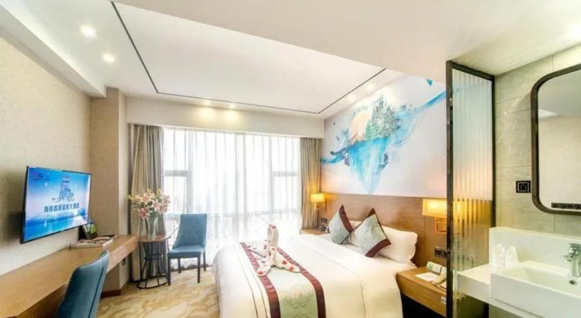 Bed in Xinyuan Hot Spring Hotel