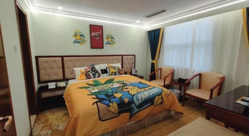 Bed in Xinyuan Hot Spring Hotel