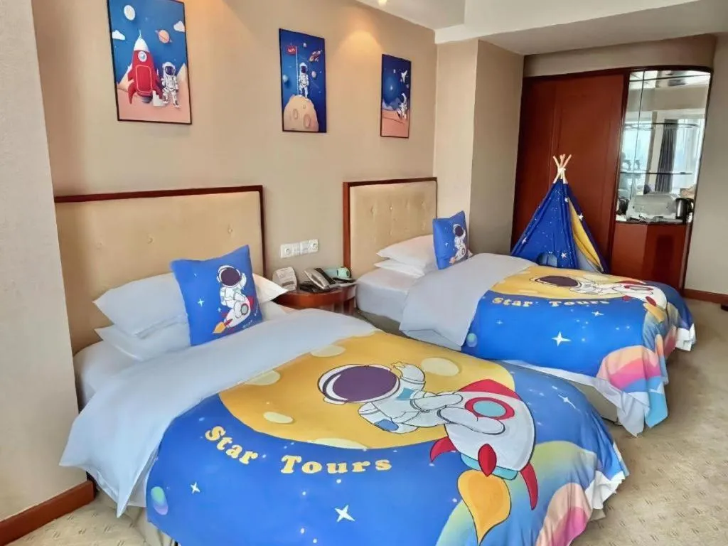 Bed in Nanchang Galactic Peace International Hotel