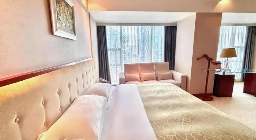 Bed in Nanchang Galactic Peace International Hotel