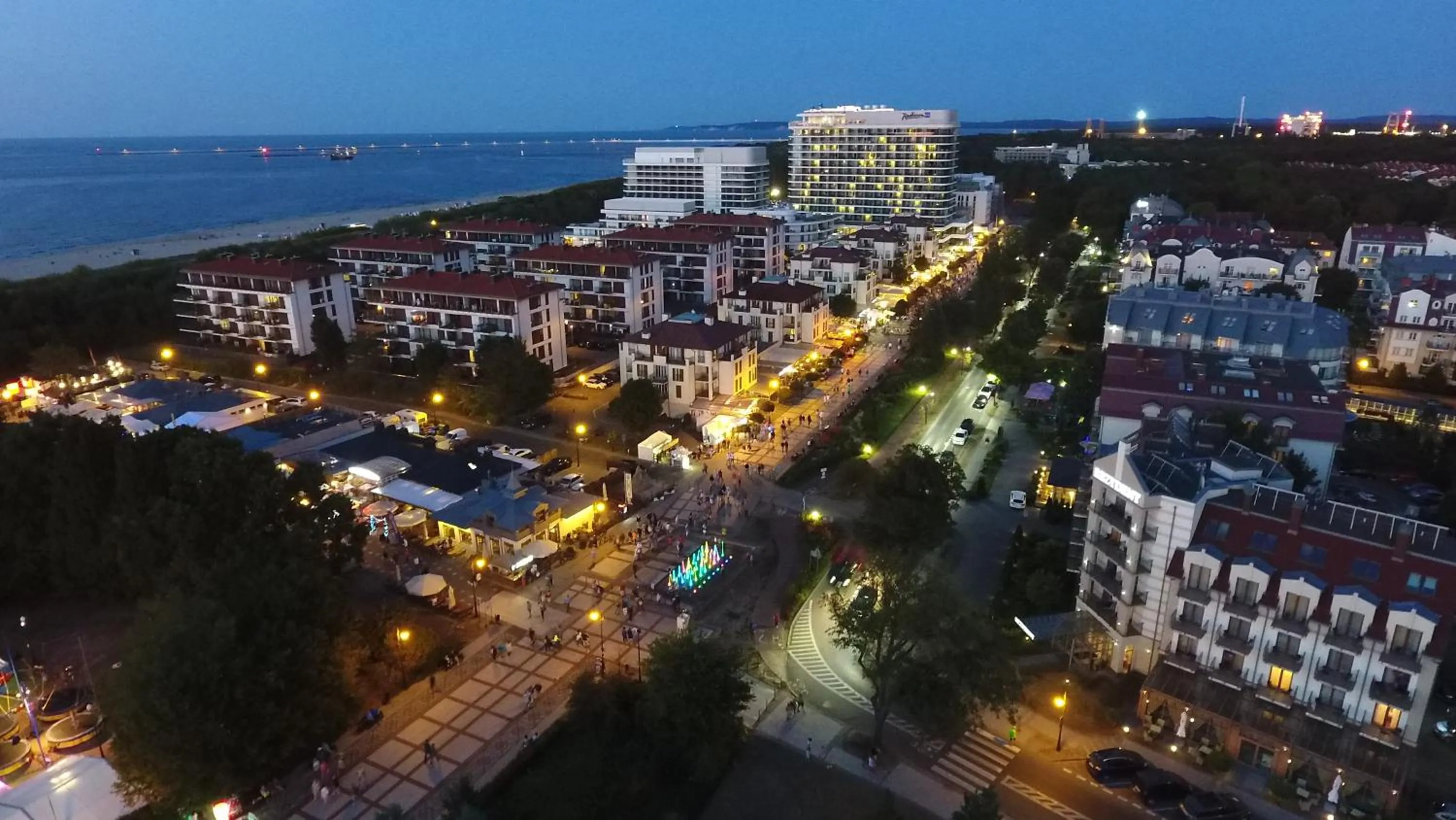 Bird's eye view in Rezydent Resort