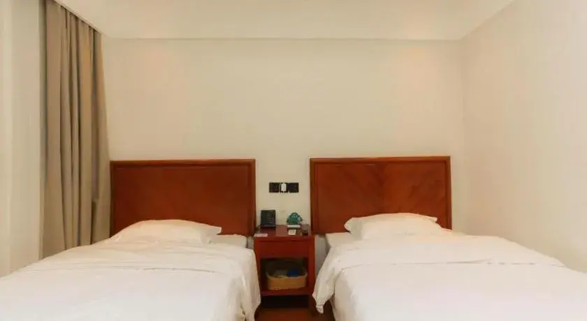 Bed in GreenTree Inn Suzhou Wuzhong Bed in GreenTree Inn Suzhou Wuzhong