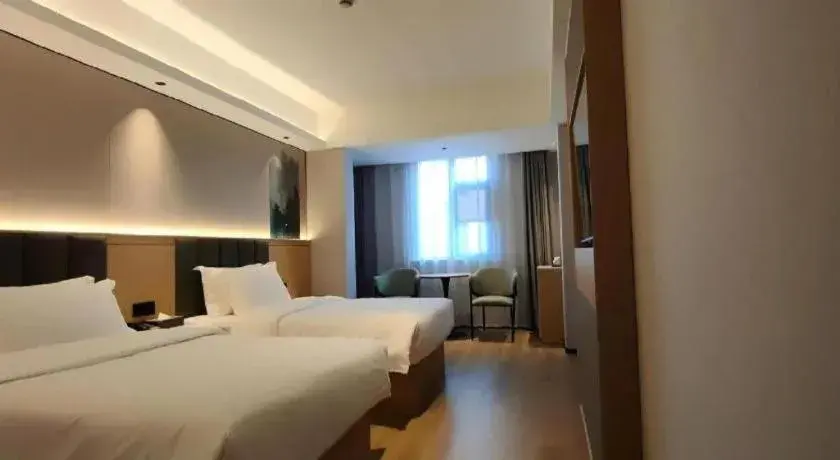 Bed in GreenTree Inn Suzhou Wuzhong Bed in GreenTree Inn Suzhou Wuzhong