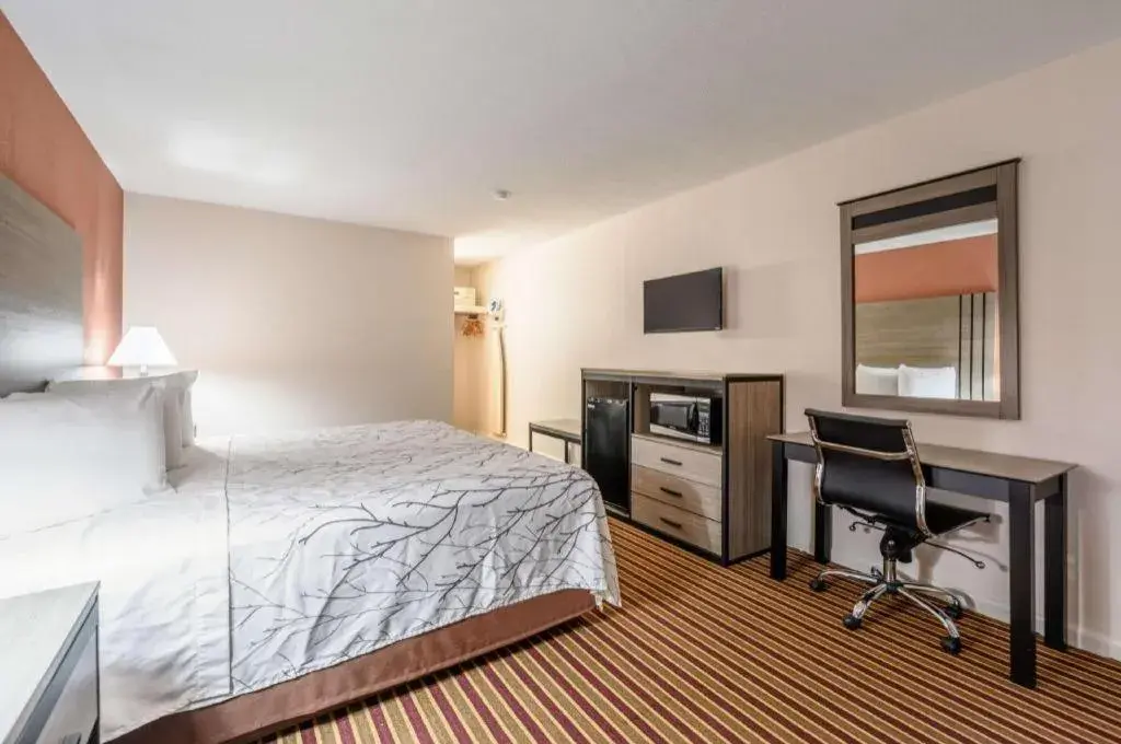 Bed in Americas Best Value Inn Heflin Bed in Americas Best Value Inn Heflin