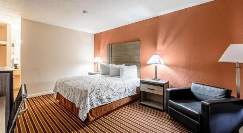 Bed in Americas Best Value Inn Heflin