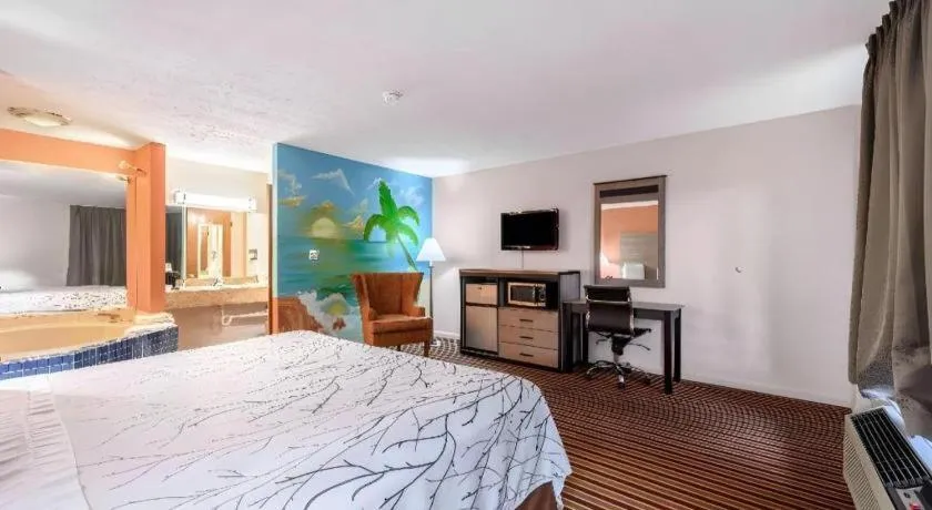 Bed in Americas Best Value Inn Heflin