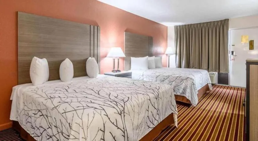 Bed in Americas Best Value Inn Heflin
