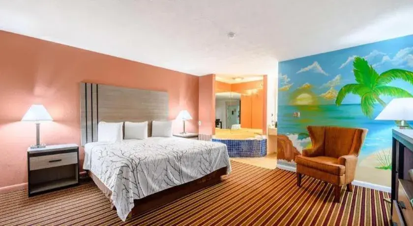 Bed in Americas Best Value Inn Heflin Bed in Americas Best Value Inn Heflin