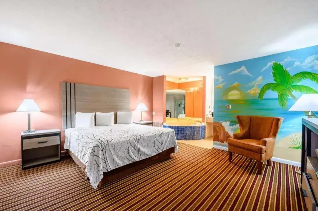 Bed in Americas Best Value Inn Heflin Bed in Americas Best Value Inn Heflin