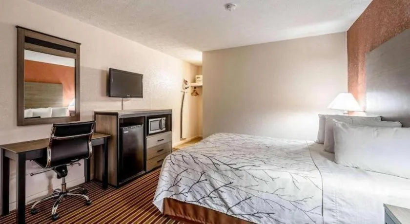 Bed in Americas Best Value Inn Heflin