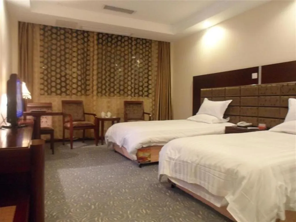 Bed in GreenTree Inn Hotel - Nantong Hongming Plaza